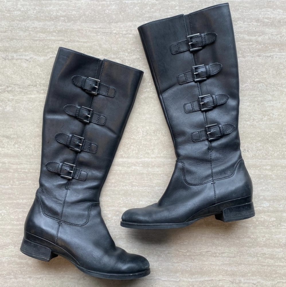 Ecco Hobart Harness Knee High Riding Boot